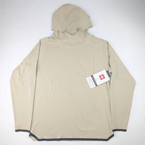 686 Men's Small Let's Go Tech Hoody - Putty